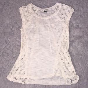 Cream Short Sleeve Shirt